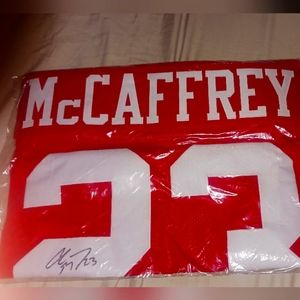 Signed Christian McCaffery 49ers Jersey (Authenticated